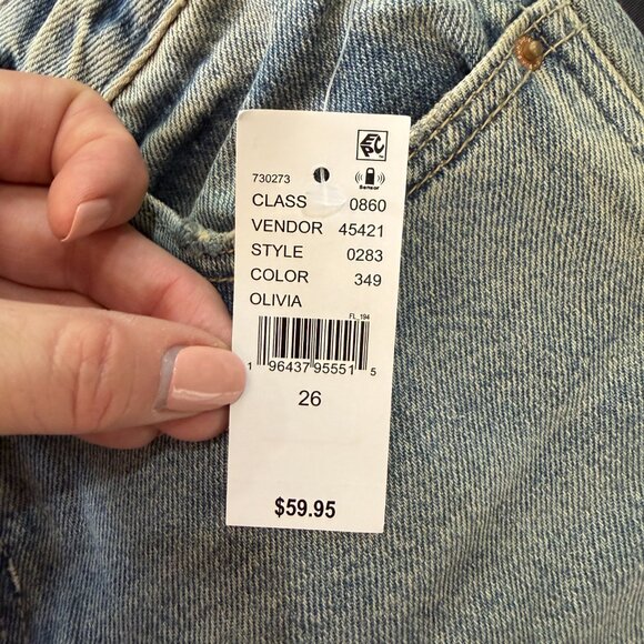 NEW Pacsun Casey Low Rise Baggy Jeans Medium Indigo Tint NWT Size 26 - Picture 12 of 16